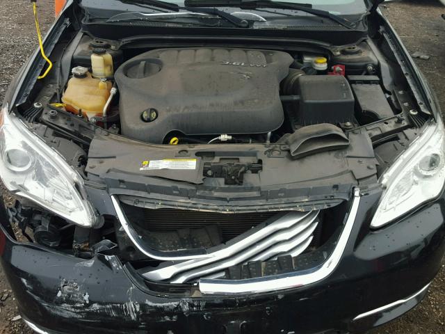 1C3CCBCG9DN598613 - 2013 CHRYSLER 200 LIMITE BLACK photo 7