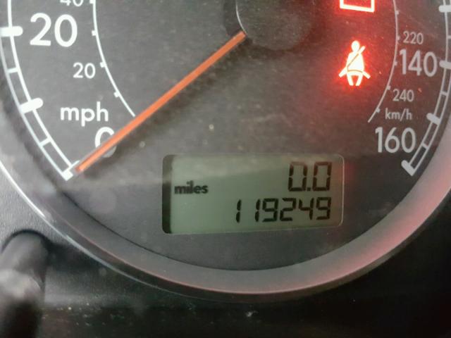 WVWRH63B44P097359 - 2004 VOLKSWAGEN PASSAT GLX BLACK photo 8