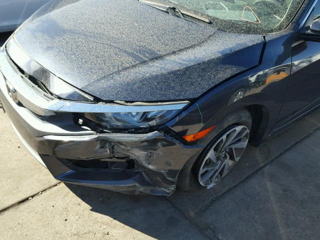 19XFC2F70GE037200 - 2016 HONDA CIVIC EX ლურჯი ფოტო 9