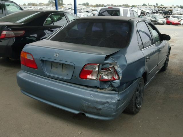 2HGEJ6672XH524316 - 1999 HONDA CIVIC LX GREEN photo 4