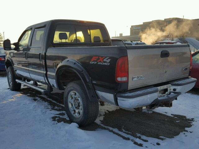 1FTWW31P96EB16914 - 2006 FORD F350 BLACK photo 3