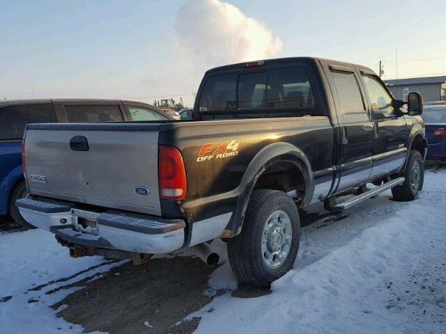 1FTWW31P96EB16914 - 2006 FORD F350 BLACK photo 4