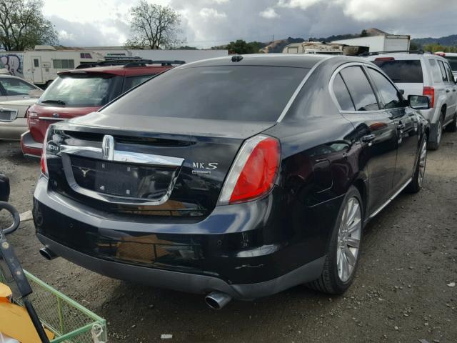 1LNHL9FT1CG801172 - 2012 LINCOLN MKS BLACK photo 4