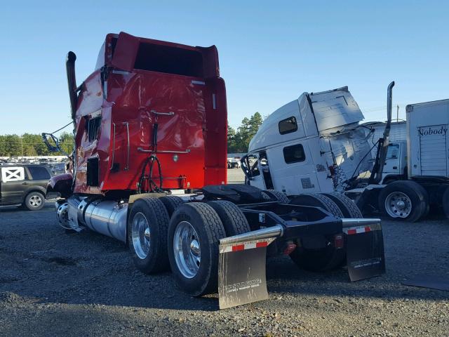 1XPHD49X3DD207753 - 2013 PETERBILT 386 RED photo 3