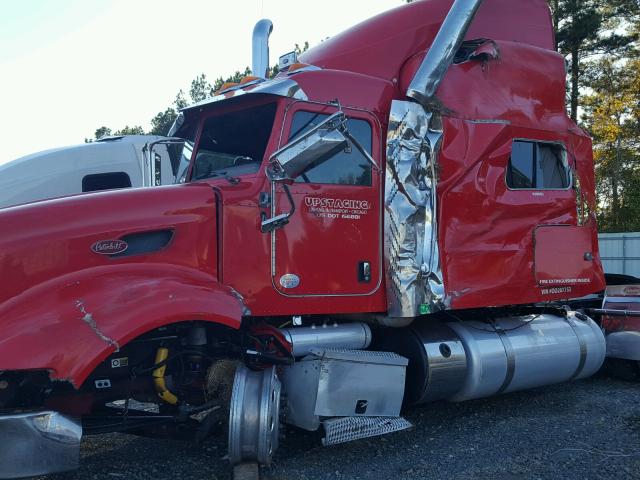 1XPHD49X3DD207753 - 2013 PETERBILT 386 RED photo 9