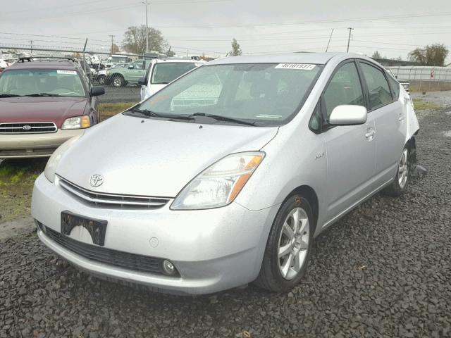 JTDKB20U573256662 - 2007 TOYOTA PRIUS SILVER photo 2