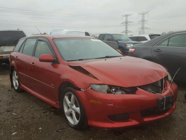 1YVHP82D755M20131 - 2005 MAZDA 6 RED photo 1