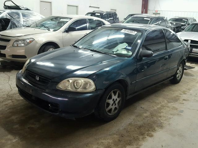 1HGEJ8142TL041723 - 1996 HONDA CIVIC EX GREEN photo 2