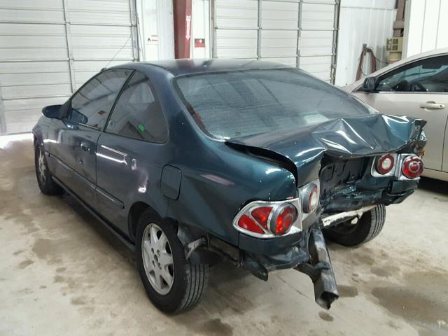1HGEJ8142TL041723 - 1996 HONDA CIVIC EX 绿色 照片 3