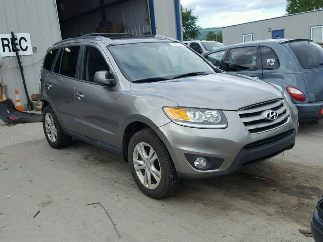 5XYZKDAG1CG160696 - 2012 HYUNDAI SANTA FE L GRAY photo 1