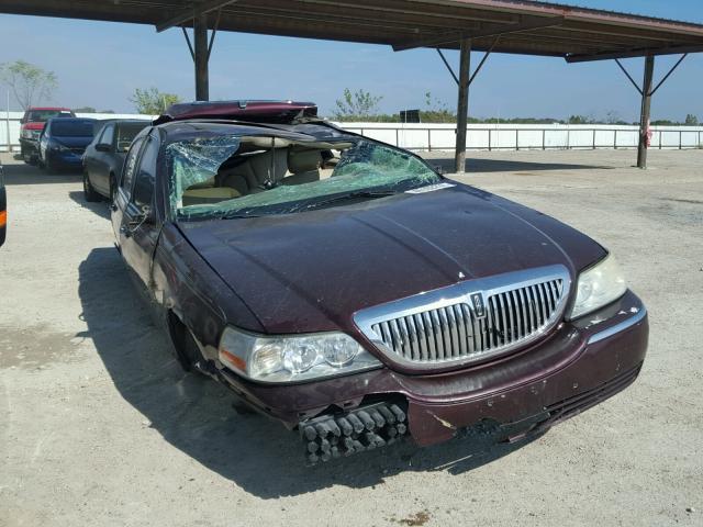 1LNHM82V06Y644800 - 2006 LINCOLN TOWN CAR S MAROON photo 1