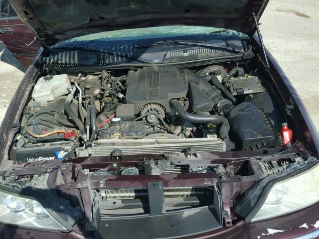 1LNHM82V06Y644800 - 2006 LINCOLN TOWN CAR S MAROON photo 7