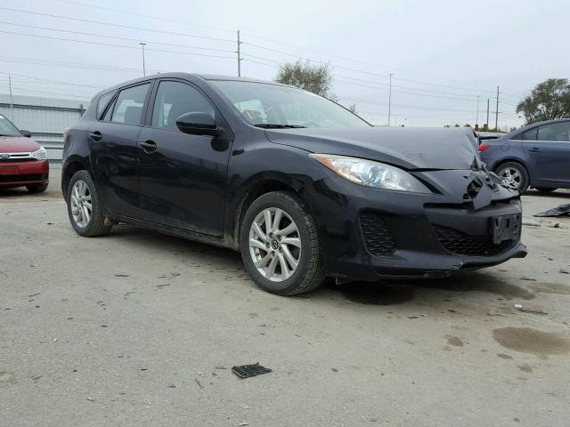 JM1BL1L76D1804737 - 2013 MAZDA 3 I BLACK photo 1