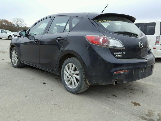 JM1BL1L76D1804737 - 2013 MAZDA 3 I BLACK photo 3