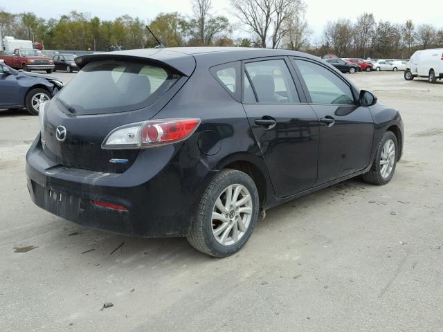 JM1BL1L76D1804737 - 2013 MAZDA 3 I BLACK photo 4