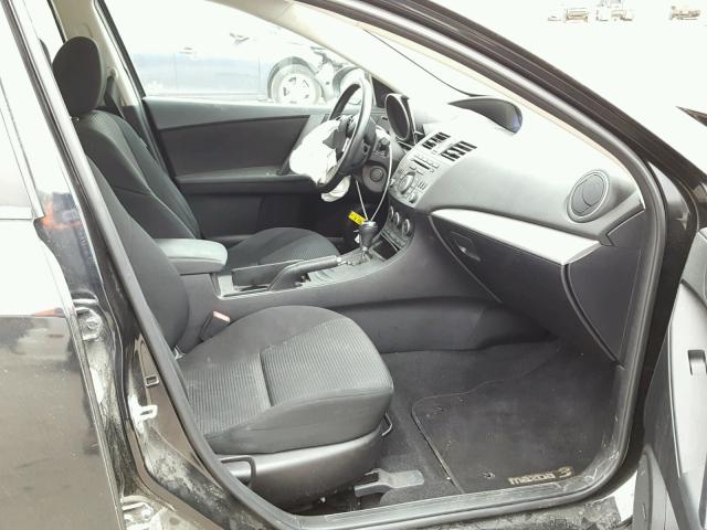 JM1BL1L76D1804737 - 2013 MAZDA 3 I BLACK photo 5