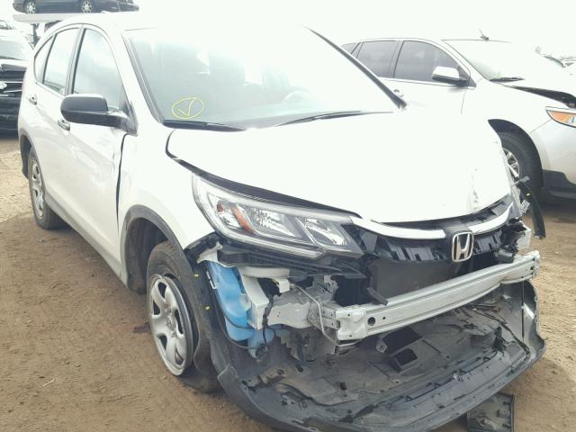 5J6RM4H3XGL015495 - 2016 HONDA CR-V LX WHITE photo 1