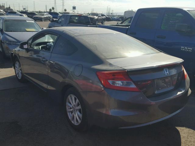 2HGFG3A87CH502291 - 2012 HONDA CIVIC EX CHARCOAL photo 3