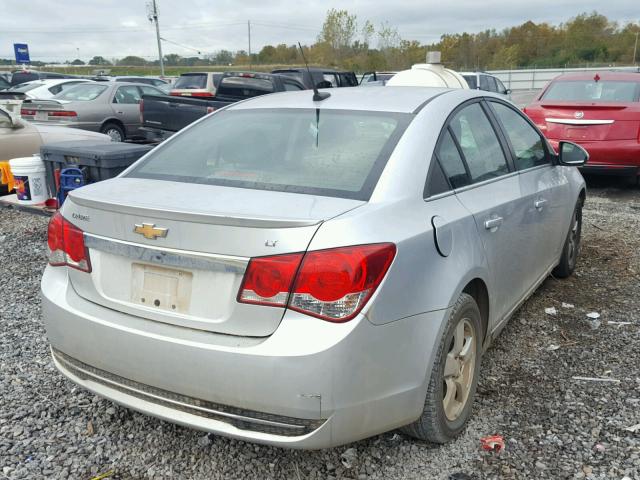 1G1PF5SC1C7181518 - 2012 CHEVROLET CRUZE LT SILVER photo 4