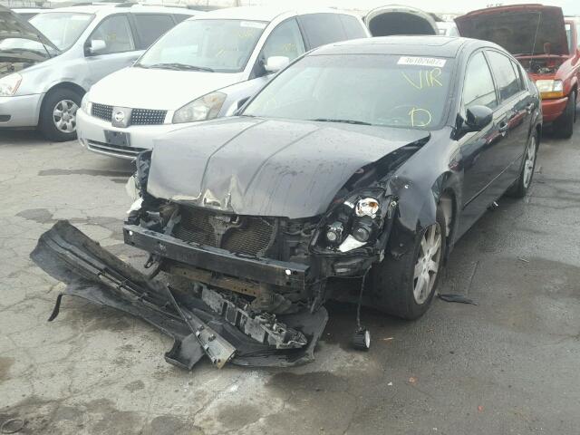 1N4BA41E55C852640 - 2005 NISSAN MAXIMA SE BLACK photo 2