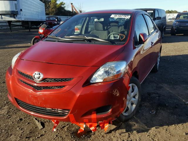 JTDBT923171056271 - 2007 TOYOTA YARIS RED photo 2