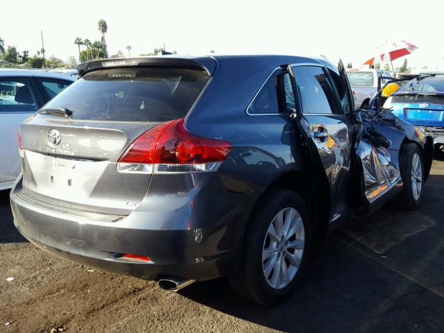 4T3ZA3BB4FU095767 - 2015 TOYOTA VENZA LE GRAY photo 4