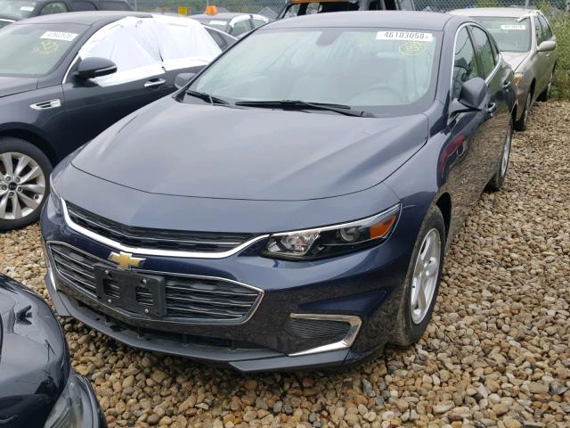 1G1ZB5ST5HF160236 - 2017 CHEVROLET MALIBU LS Mavi foto 2
