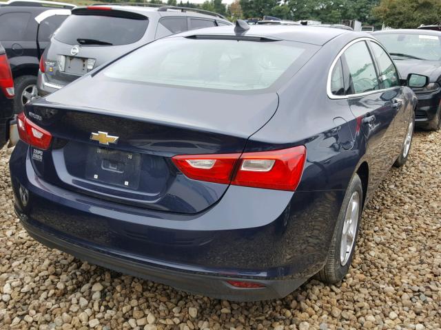 1G1ZB5ST5HF160236 - 2017 CHEVROLET MALIBU LS Mavi foto 4