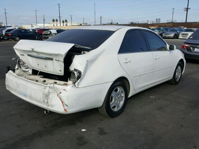 4T1BF32K33U052755 - 2003 TOYOTA CAMRY LE WHITE photo 4