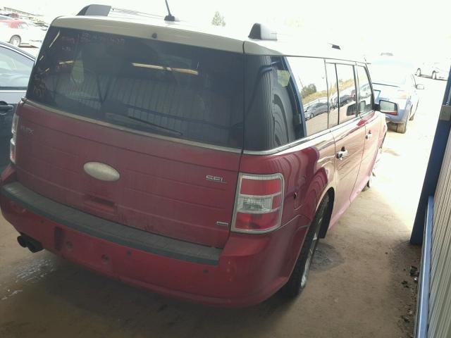 2FMHK6CC2CBD20666 - 2012 FORD FLEX SEL RED photo 4