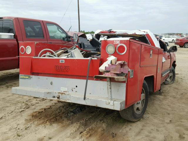 3GCEC14ZX6G254542 - 2006 CHEVROLET SILVERADO RED photo 4