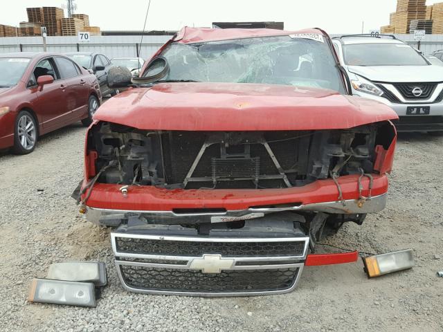 3GCEC14ZX6G254542 - 2006 CHEVROLET SILVERADO RED photo 9