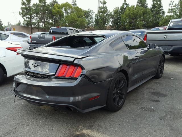 1FA6P8TH3F5400772 - 2015 FORD MUSTANG CHARCOAL photo 4