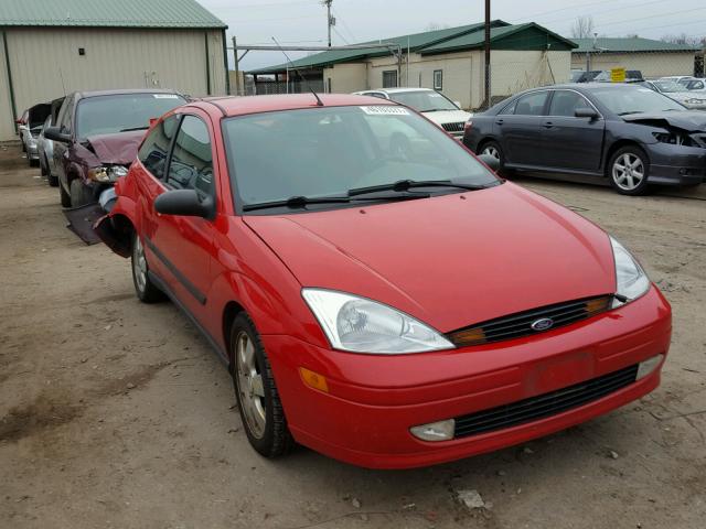 3FAFP31311R191788 - 2001 FORD FOCUS ZX3 RED photo 1