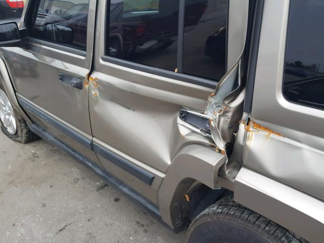1J8HH48K56C203412 - 2006 JEEP COMMANDER Bej foto 10