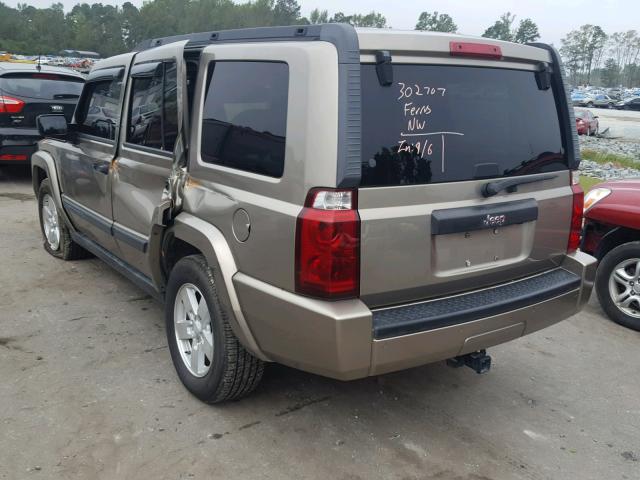 1J8HH48K56C203412 - 2006 JEEP COMMANDER Bej foto 3