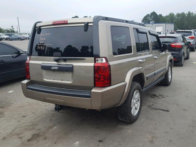 1J8HH48K56C203412 - 2006 JEEP COMMANDER Bej foto 4