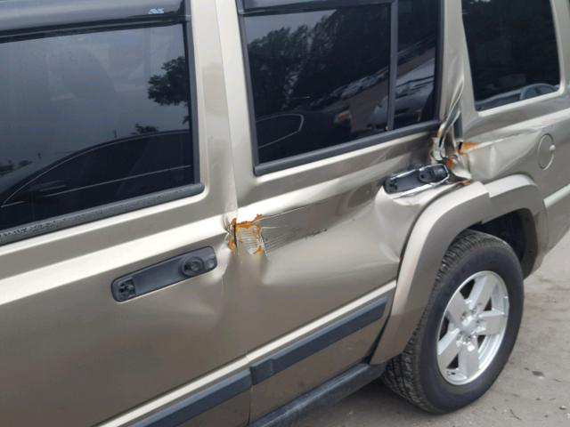 1J8HH48K56C203412 - 2006 JEEP COMMANDER Bej foto 9