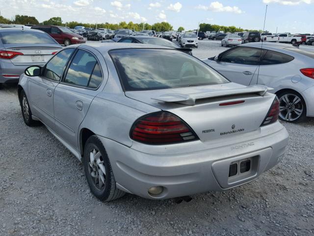 1G2NF52EX3M673728 - 2003 PONTIAC GRAND AM S SILVER photo 3