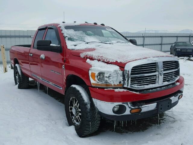 1D7KS28C76J203733 - 2006 DODGE RAM 2500 RED photo 1