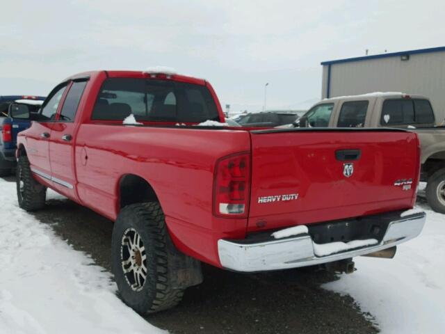 1D7KS28C76J203733 - 2006 DODGE RAM 2500 RED photo 3
