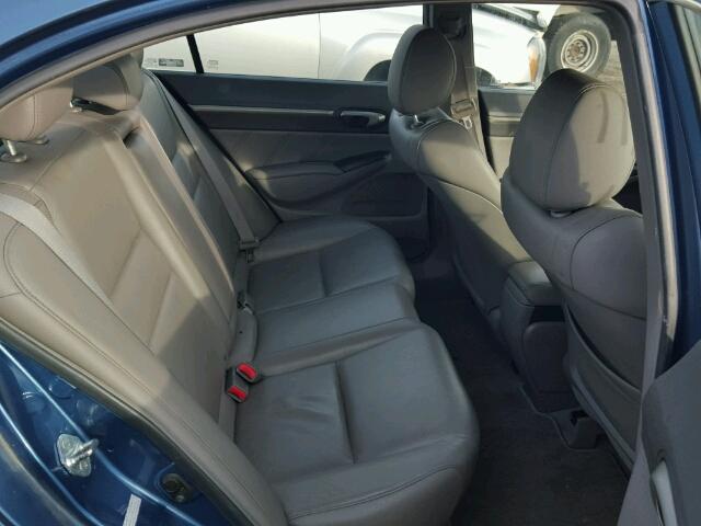 2HGFA16998H505756 - 2008 HONDA CIVIC EXL ლურჯი ფოტო 6