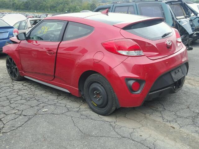 KMHTC6AE3DU173572 - 2013 HYUNDAI VELOSTER T RED photo 3