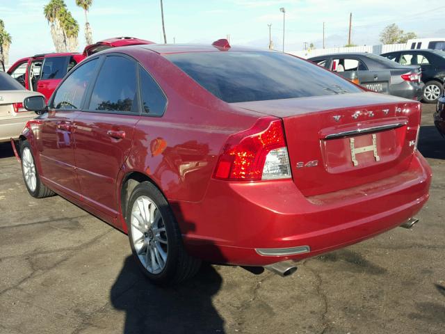 YV1672MS4B2549974 - 2011 VOLVO S40 T5 RED photo 3