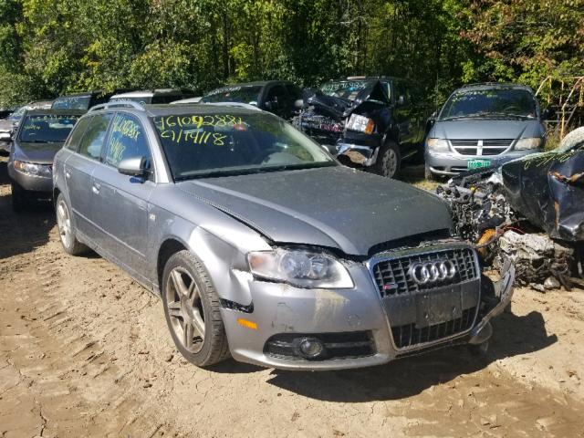 WAUKF78E48A024630 - 2008 AUDI A4 2.0T AV GRAY photo 1