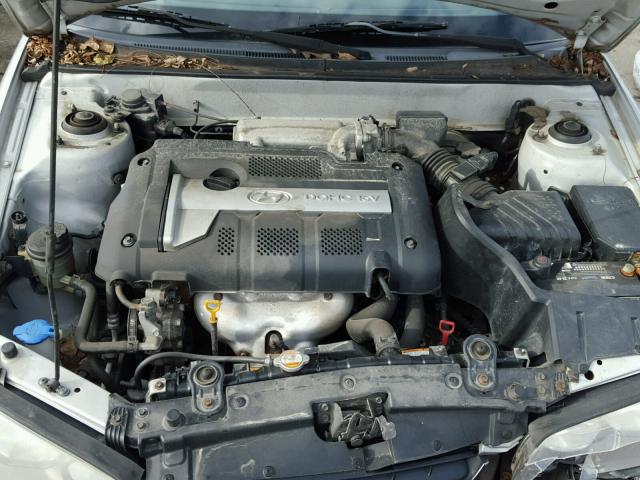 KMHDN46D76U234430 - 2006 HYUNDAI ELANTRA SILVER photo 7