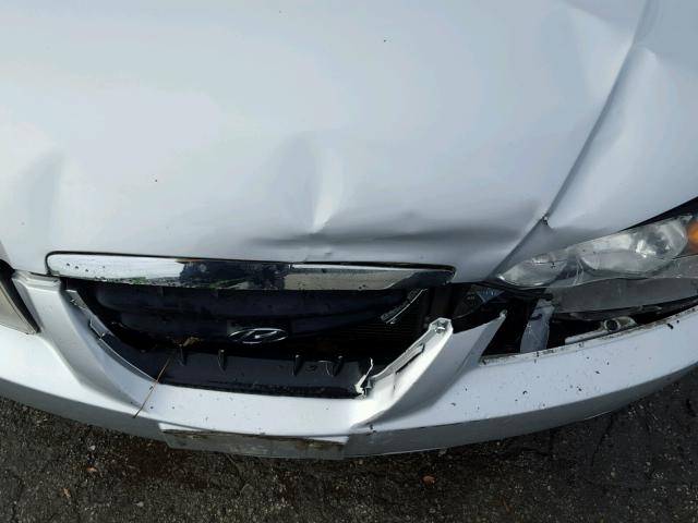 KMHDN46D76U234430 - 2006 HYUNDAI ELANTRA SILVER photo 9