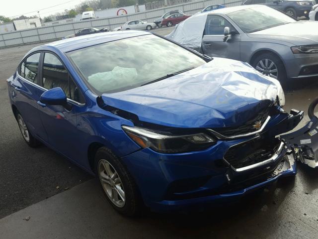 1G1BE5SM2H7281284 - 2017 CHEVROLET CRUZE LT BLUE photo 1