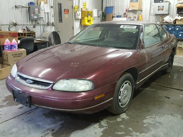 2G1WW12M2V9318531 - 1997 CHEVROLET MONTE CARL 勃艮第红 照片 2