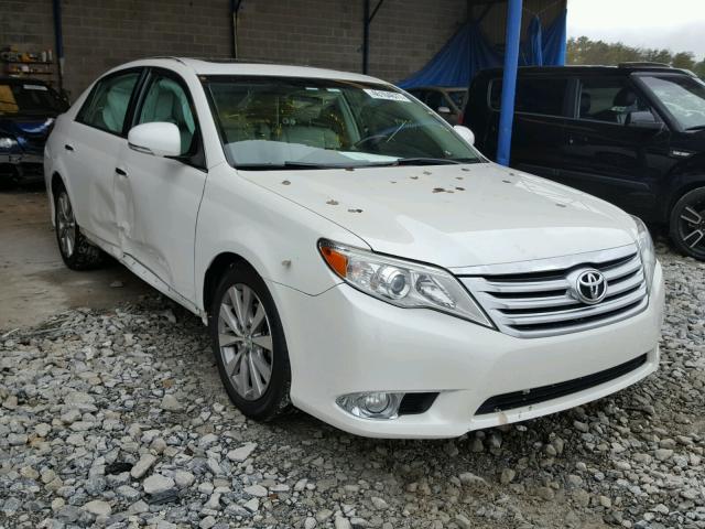 4T1BK3DB6BU394756 - 2011 TOYOTA AVALON BAS WHITE photo 1